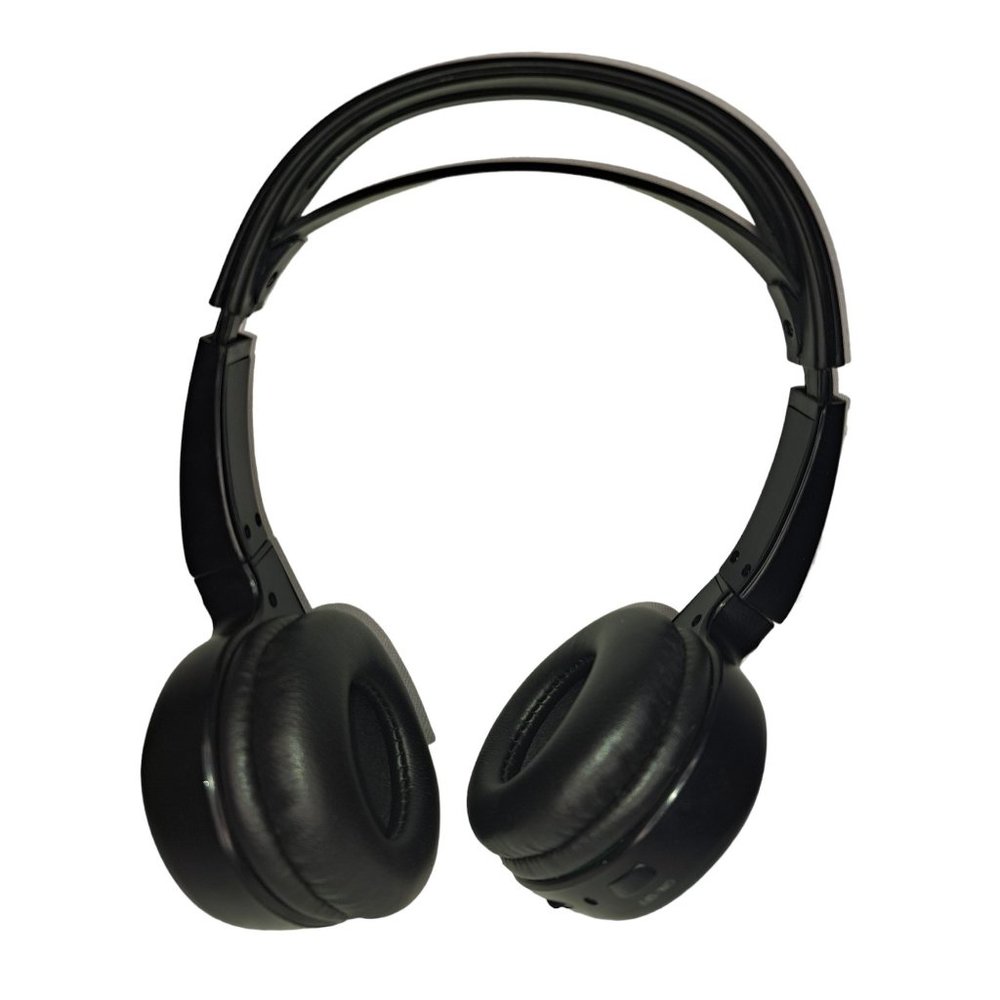 Audiovox Single Channel Wireless Black Headphone IR